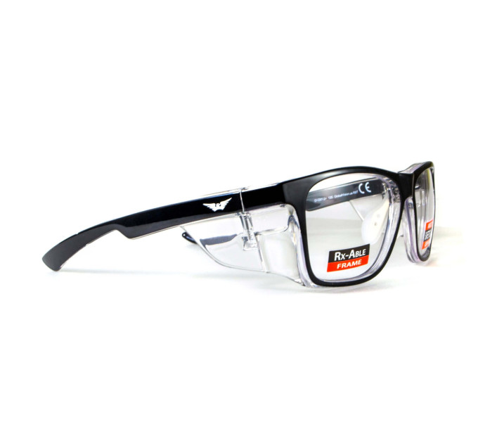 Спортивні оправи під діоптрії Global Vision RX-T Crystal Black (rx-able) (clear) прозорі