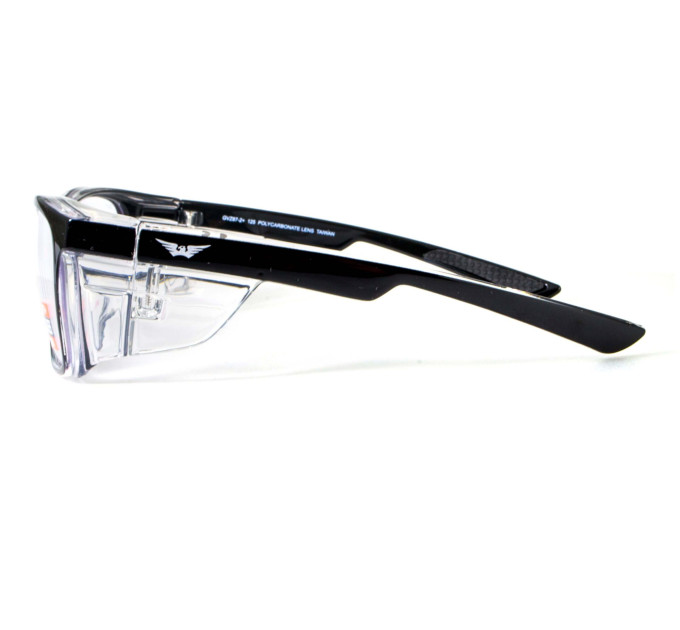 Спортивні оправи під діоптрії Global Vision RX-T Crystal Black (rx-able) (clear) прозорі