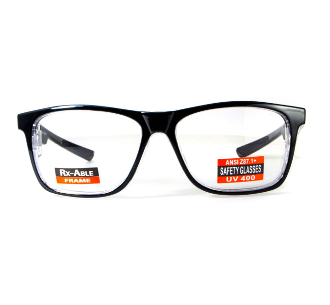 Спортивні оправи під діоптрії Global Vision RX-T Crystal Black (rx-able) (clear) прозорі