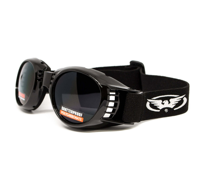 Окуляри під діоптрії Global Vision Paragon (rx-able) (dark gray), чорні в глянцевій оправі