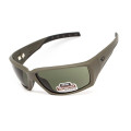 Захисні окуляри Venture Gear Tactical OverWatch Green (forest gray) Anti-Fog, чорно-зелені  в зеленій оправі