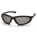 Захисні окуляри Pyramex Trifecta Perfo (black), сітчасті окуляри (перфоровані)