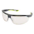 Захисні окуляри Pyramex Truflex Grey-Lime (indoor/outdoor mirror) Anti-Fog, дзеркальні напівтемні в сіро-лаймовій оправі