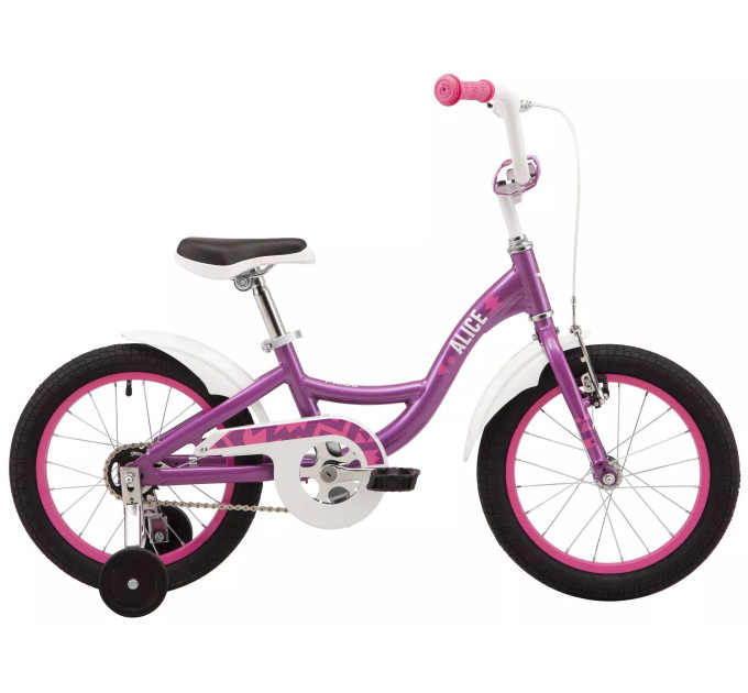 Велосипед 16" Pride ALICE 16 2022 фиолетовый