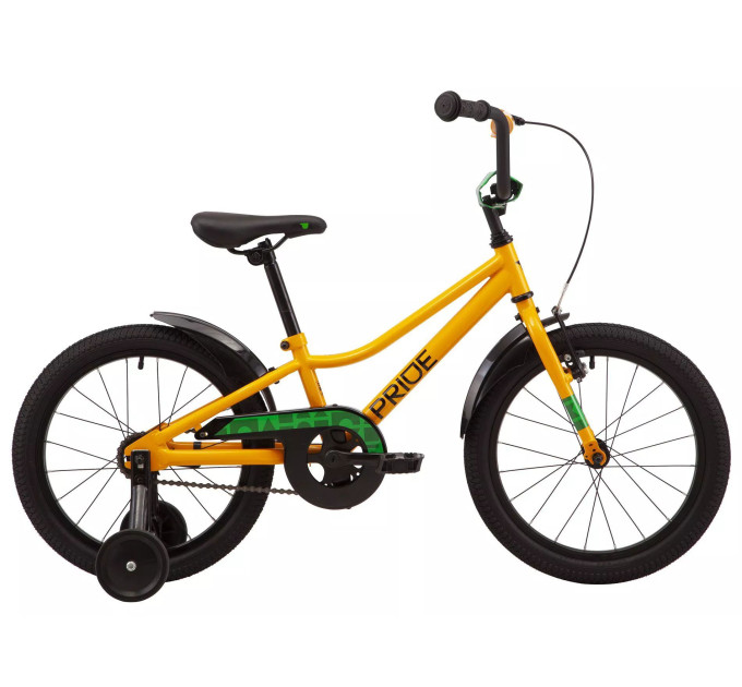 Велосипед 18" Pride FLASH 18 2022 помаранчевий
