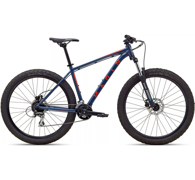Велосипед 27,5" Marin ELDRIGE GRADE BASE рама - S 2022 синий с оранжевым