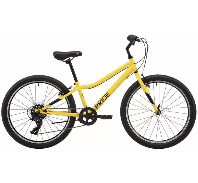 Велосипед 24" Pride BRAVE 4.1 2022 жовтий