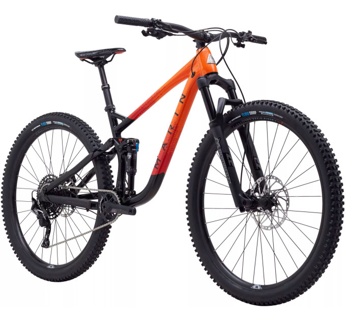 Велосипед 29" Marin RIFT ZONE 3 рама - XL 2022 Gloss Black/Roarange/Red