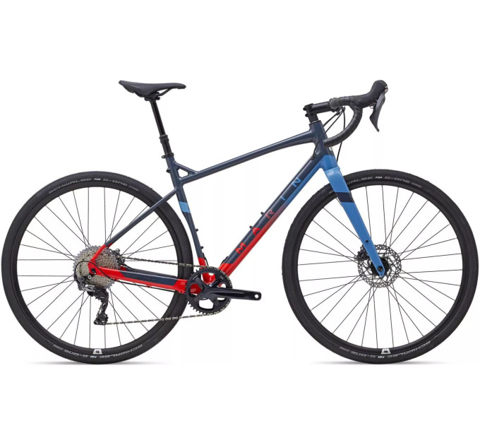 Велосипед 28" Marin GESTALT X11 рама - 52см 2022 Gloss Grey/Blue/Roarange