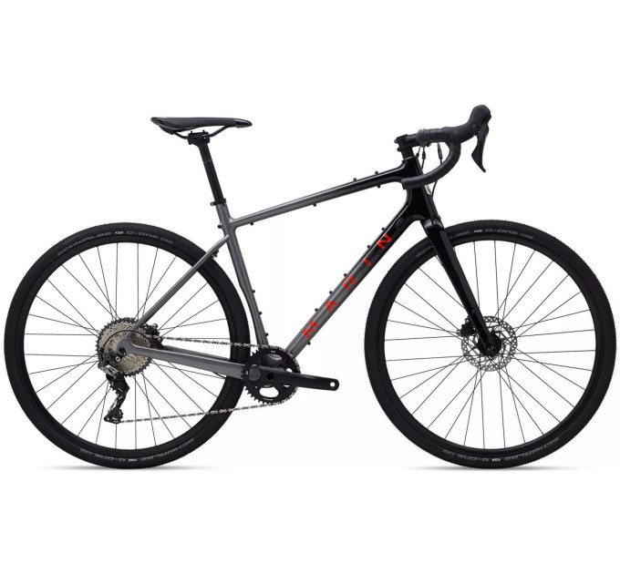 Велосипед 28" Marin HEADLANDS 1 рама - 52см 2022 Gloss Charcoal/Black/Roarange