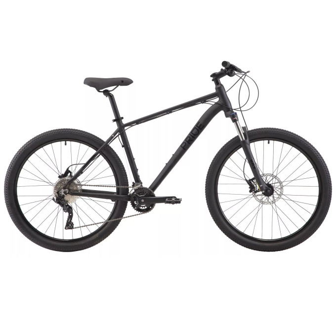 Велосипед 27,5" Pride MARVEL 7.3 рама - M 2022 чорний (гальма SRAM, задній перемикач та монетка - MICROSHIFT)