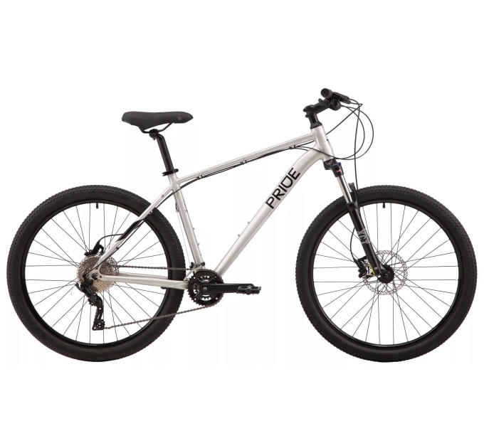 Велосипед 27,5" Pride MARVEL 7.3 рама - M 2022 сірий (гальма SRAM, задній перемикач та монетка - MICROSHIFT)