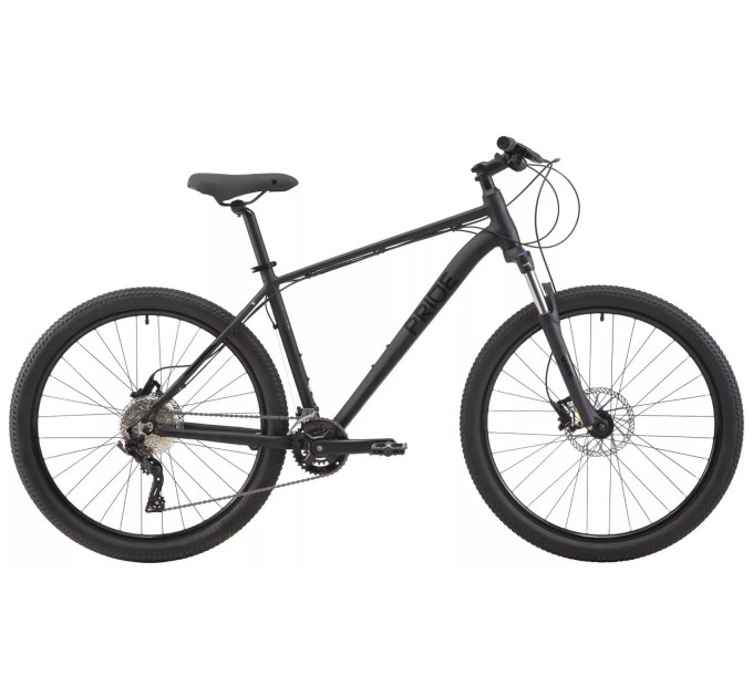 Велосипед 29" Pride MARVEL 9.3 рама - XL 2022 чорний (гальма SRAM, задній перемикач та монетка - MICROSHIFT)