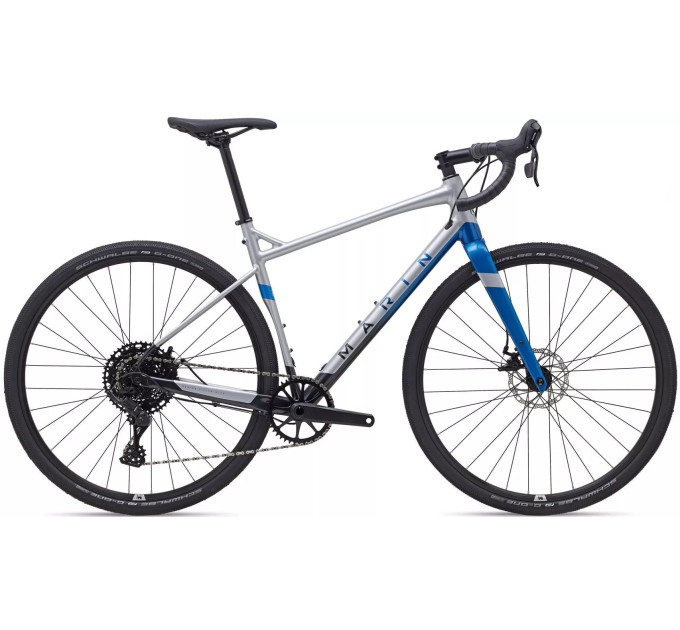 Велосипед 28" Marin GESTALT X10 рама - 58см 2022 Gloss Chrome/Blue/Black