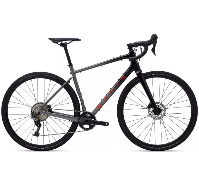 Велосипед 28" Marin HEADLANDS 1 рама - 56см 2022 Gloss Charcoal/Black/Roarange