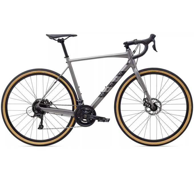 Велосипед 28" Marin LOMBARD 1 рама - 54см 2022 Satin Charcoal/Reflective Black