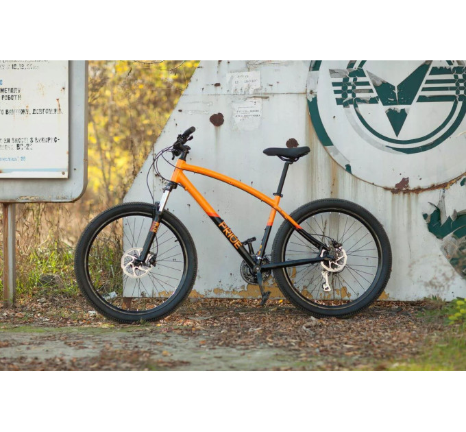 Велосипед 27,5" Pride RAGGEY рама - L 2022 оранжевый (тормоза SRAM)