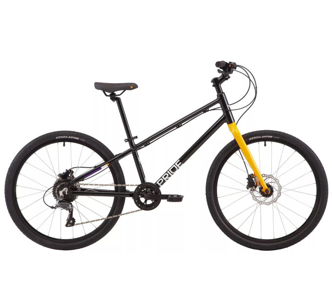 Велосипед 24" Pride GLIDER 4.2 2022 черный (тормоза RADIUS)