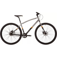 Велосипед 28" Pride ROCKSTEADY 8.3 рама - M 2022 BLACK/GRAY (ланцюговий привід)