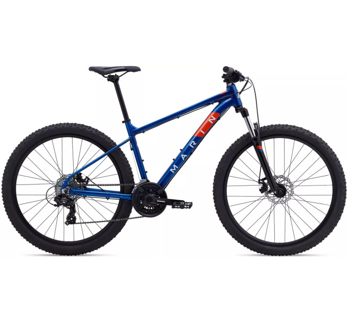 Велосипед 29" Marin BOLINAS RIDGE 1 рама - L 2022 Gloss Blue/Off-White/Roarange