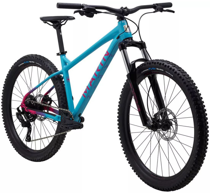 Велосипед 27,5" Marin SAN QUENTIN 1 рама - S 2022 Gloss Teal/Pink/Black