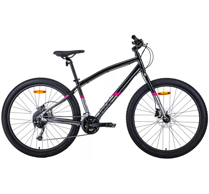 Велосипед 27,5" Pride ROCKSTEADY AL 7.2 рама - L 2022 чорний