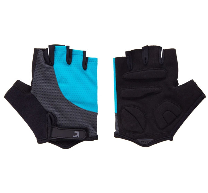 Перчатки Green Cycle Pillow 2 без пальцев M черный/серый/бирюзовый