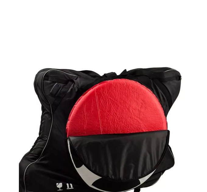 Чехол для велосипеда 28" XXF TT BIKE CARRY BAG, полужёсткий, черно-серый