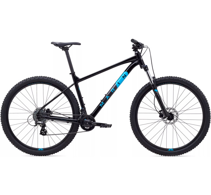 Велосипед 29" Marin BOBCAT TRAIL 3 рама - XL 2022 Gloss Black/Charcoal/Cyan
