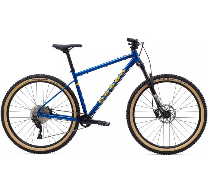 Велосипед 29" Marin PINE MOUNTAIN 1 рама - L 2022 Gloss Navy Blue/Yellow/Orange