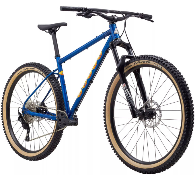 Велосипед 29" Marin PINE MOUNTAIN 1 рама - XL 2022 Gloss Navy Blue/Yellow/Orange