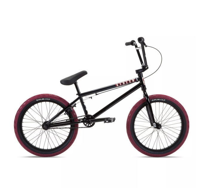 Велосипед 20" Stolen CASINO 20.25" 2022 BLACK & BLOOD RED (FM seat)