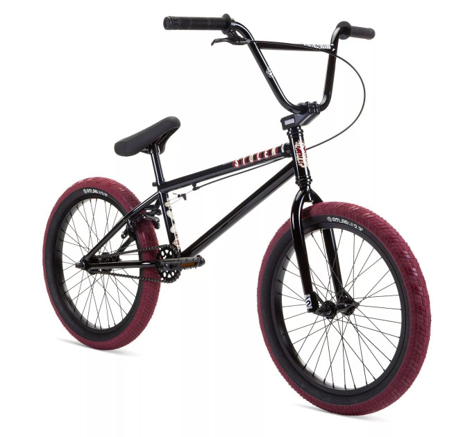 Велосипед 20" Stolen CASINO XL 21.00" 2022 BLACK & BLOOD RED (FM seat)