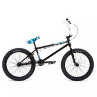 Велосипед 20" Stolen STEREO 20.75" 2022 BLACK W/ SWAT BLUE CAMO (FM seat)