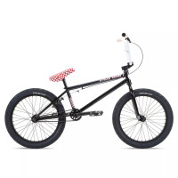 Велосипед 20" Stolen STEREO 20.75" 2022 BLACK W/ FAST TIMES RED (FM seat)