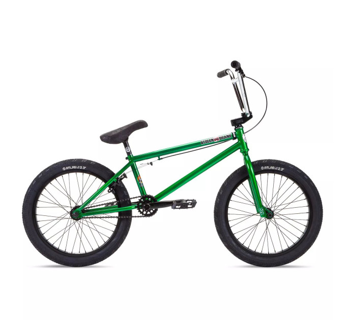 Велосипед 20" Stolen HEIST 21.00 " 2022 DARK GREEN W/ CHROME (Pivotal seat)