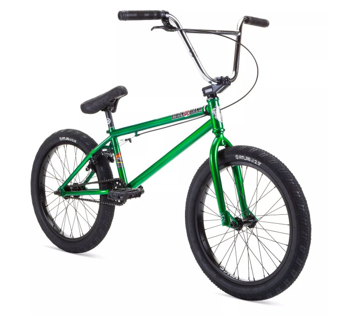 Велосипед 20" Stolen HEIST 21.00 " 2022 DARK GREEN W/ CHROME (Pivotal seat)