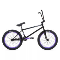Велосипед 20" Stolen SINNER FC XLT RHD 21.00" 2022 BLACK W/ VIOLET (Pivotal seat)