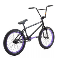 Велосипед 20" Stolen SINNER FC XLT RHD 21.00" 2022 BLACK W/ VIOLET (Pivotal seat)