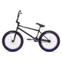 Велосипед 20" Stolen SINNER FC XLT LHD 21.00" 2022 BLACK W/ VIOLET (Pivotal seat)