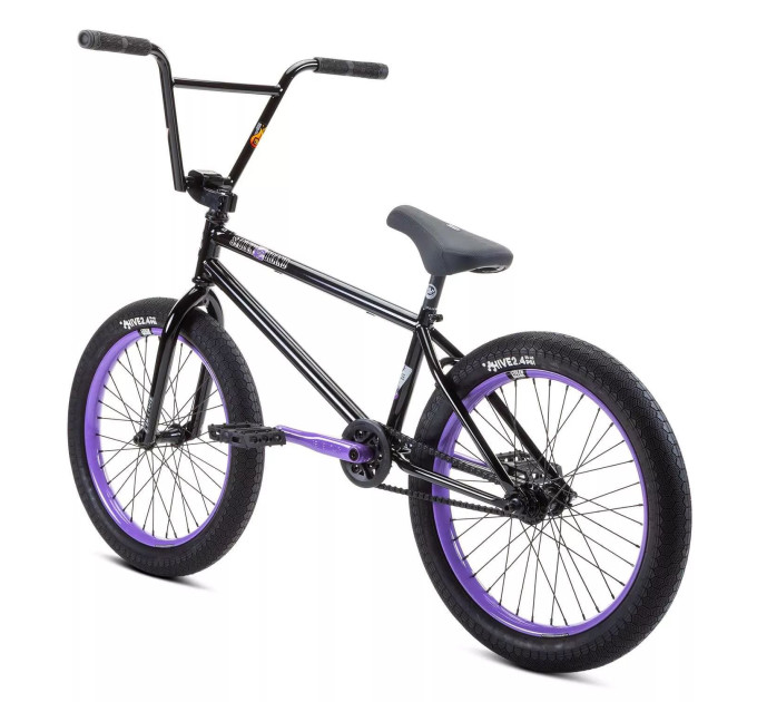 Велосипед 20" Stolen SINNER FC XLT LHD 21.00" 2022 BLACK W/ VIOLET (Pivotal seat)