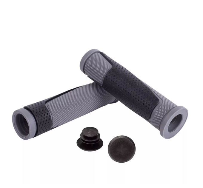 Грипсы Green Cycle GGR-004 130mm черно-серые с барендами