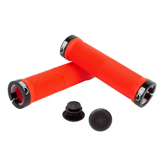 Грипси Green Cycle GGR-424 130mm червоний з двома чорними замками