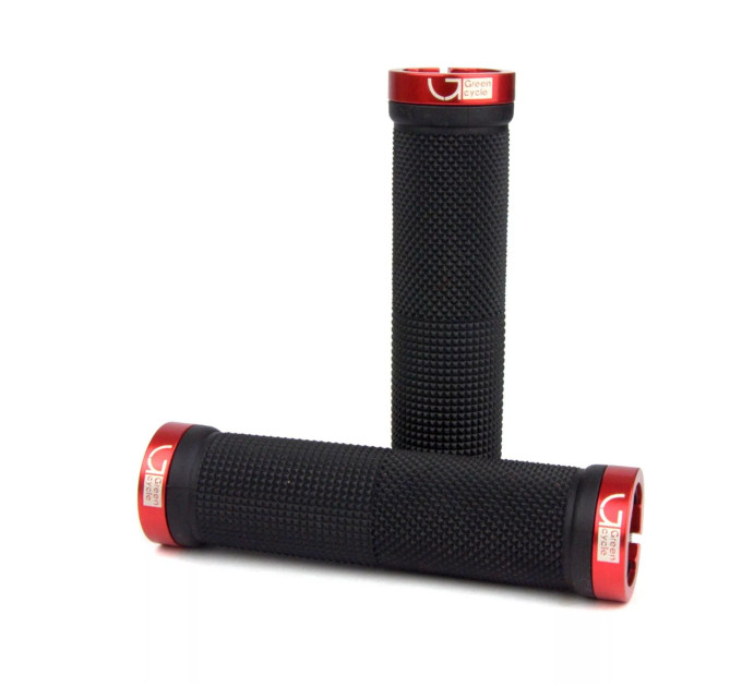Грипси Green Cycle GGR-424 130mm чорний з двома червоними замками