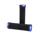 Грипсы Green Cycle GGR-424 130mm черный с двумя синими замками