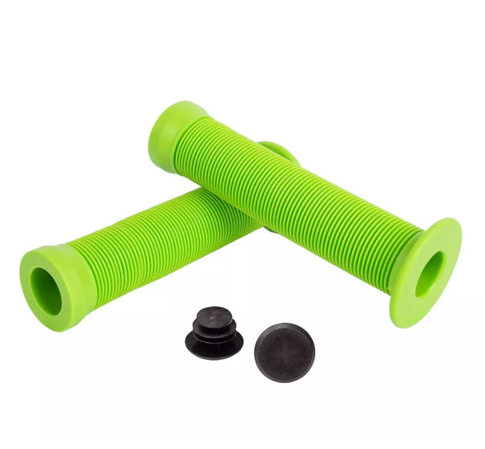 Грипсы Green Cycle GGR-254 145mm салатовые, BMX