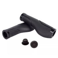 Грипси Green Cycle GGR-522 140mm ергономічні, чорні з двома чорними замками