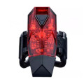 Мигалка задняя Infini MINI LAVA I-261R, 3 диода, 4 режима, USB кабель, с крепл.