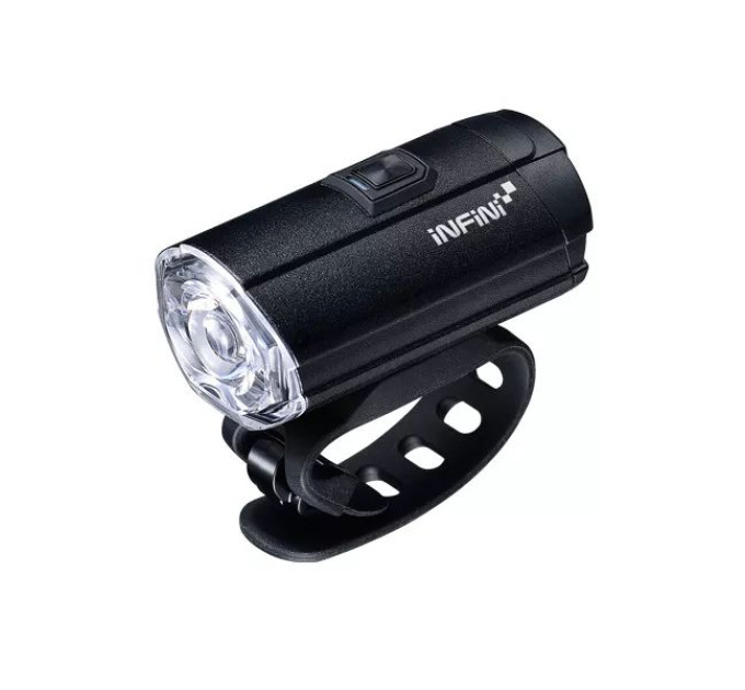 Фара передняя Infini TRON 300 I-281P-BK, 1 светодиод 3W, 6 режимов, USB кабель, с крепл.