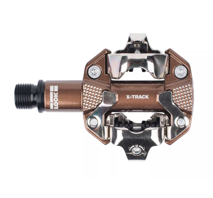 Педаль Look X-TRACK GRAVEL EDITION алюминий, ось chromoly 9/16", бронзовая